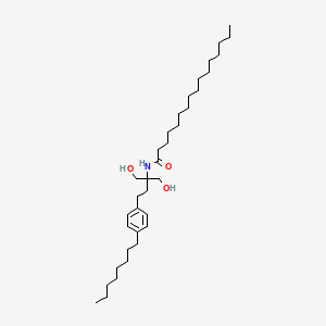 Chemical structure of Fingolimod Palmitate Amide