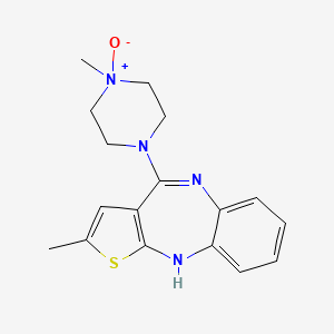 Chemical structure of Olanzapine-N-oxide