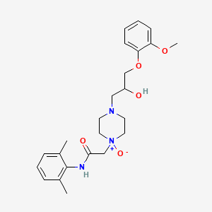 Chemical structure of Ranolazine 1-N-Oxide