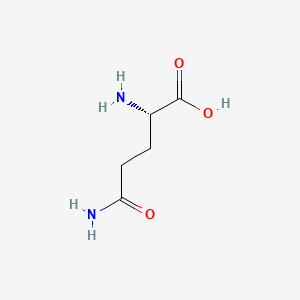 Chemical structure of L-Glutamine