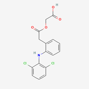 Chemical structure of Aceclofenac
