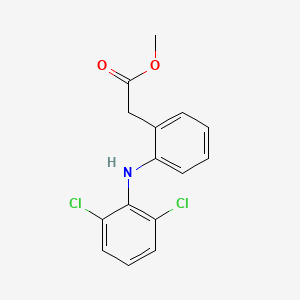 Chemical structure of Diclofenac methyl ester