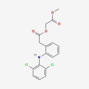 Chemical structure of Aceclofenac methyl ester