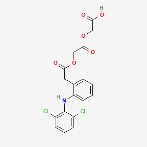 Chemical structure of Acetic Aceclofenac