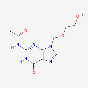 Chemical structure of N2-Acetylaciclovir