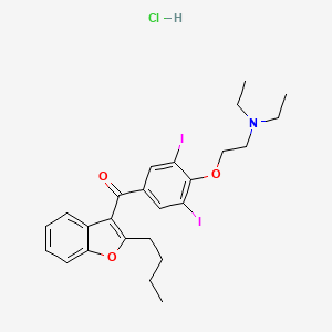 Chemical structure of Amiodarone Hydrochloride