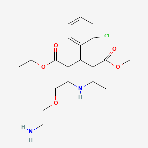 Chemical structure of Amlodipine