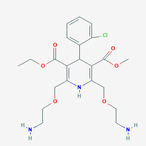 Chemical structure of Bis(aminoethoxy) Amlodipine