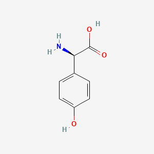 Chemical structure of D-p-hydroxyphenylglycine