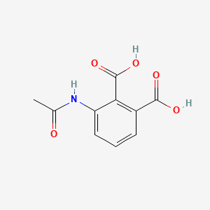 Chemical structure of 3-Acetamidophthalic acid