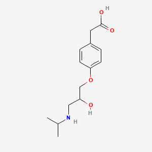 Chemical structure of Metoprolol Acid