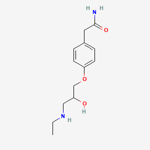 Chemical structure of Desmethyl atenolol