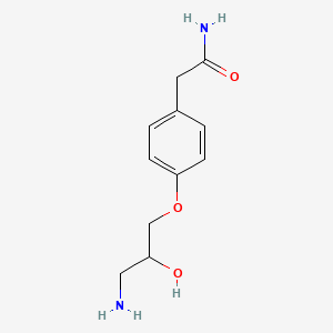 Chemical structure of Desisopropylatenolol