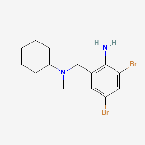 Chemical structure of Bromhexine