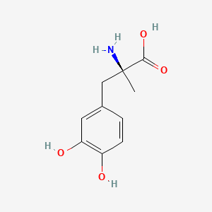 Chemical structure of Methyldopa