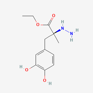 Chemical structure of Carbidopa ethyl