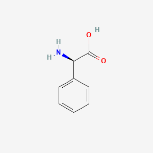 Chemical structure of Phenylglycine, D-