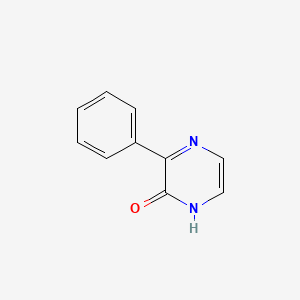 Chemical structure of 2-Hydroxy-3-phenylpyrazine