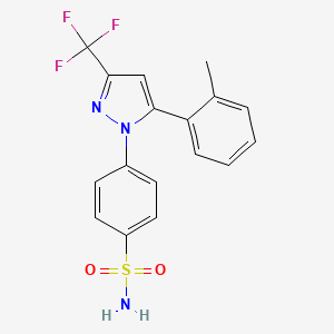 Chemical structure of 4-Desmethyl-2-methyl Celecoxib