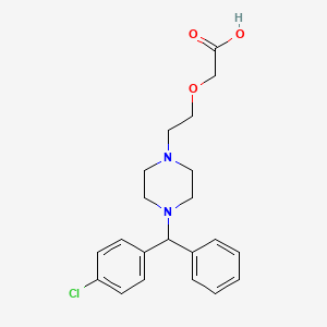 Chemical structure of Cetirizine