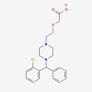 Chemical structure of 2-Chlorocetirizine