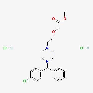 Chemical structure of Cetirizine methyl ester dihydrochloride
