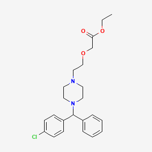 Chemical structure of Cetirizine ethyl ester
