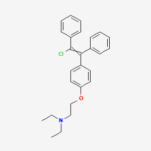 Chemical structure of Clomiphene