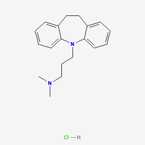 Chemical structure of Imipramine Hydrochloride