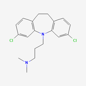 Chemical structure of Dichlorimipramine