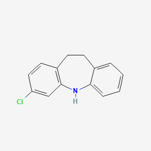 Chemical structure of 3-Chloroiminodibenzyl
