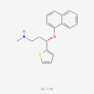 Chemical structure of Duloxetine Hydrochloride