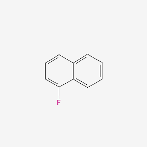 Chemical structure of 1-Fluoronaphthalene