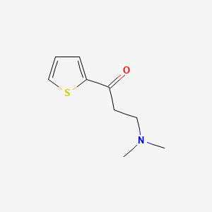 Chemical structure of 3-(Dimethylamino)-1-(2-thienyl)-1-propanone