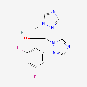 Chemical structure of Fluconazole