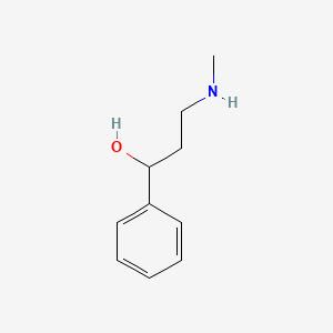 Chemical structure of 3-Methylamino-1-phenylpropanol