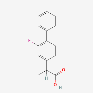Chemical structure of Flurbiprofen