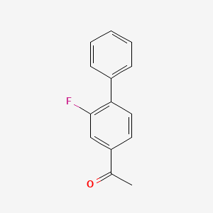 Chemical structure of 1-(2-Fluoro(1,1'-biphenyl)-4-yl)ethan-1-one