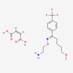 Chemical structure of Fluvoxamine Maleate