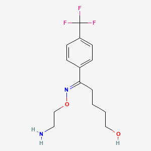 Chemical structure of Fluvoxamino acid