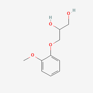 Chemical structure of Guaifenesin