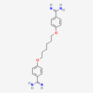 Chemical structure of Hexamidine