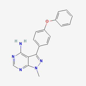 Chemical structure of Ibrutinib impurity 28