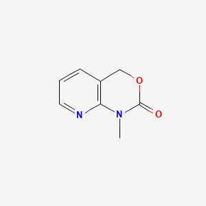 Chemical structure of 1,4-Dihydro-1-methyl-2H-pyrido(2,3-d)(1,3)oxazin-2-one