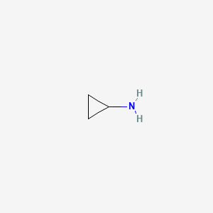 Chemical structure of Cyclopropylamine