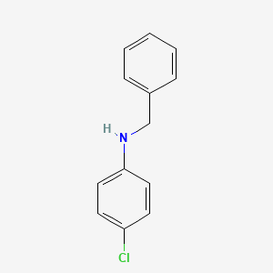 Chemical structure of N-benzyl-4-chloroaniline