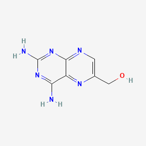 Chemical structure of 2,4-Diamino-6-hydroxymethylpteridine