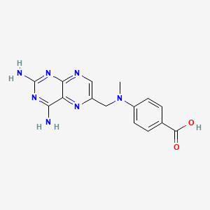 Chemical structure of Deoxyaminopteroic Acid
