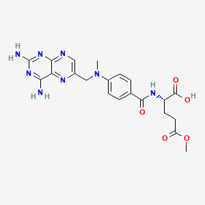Chemical structure of Methotrexate 5-methyl ester