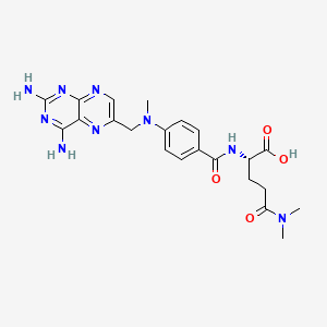 Chemical structure of Methotrexate-gamma-dimethylamide